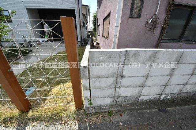 甲府市伊勢３丁目の売地のその他|南側境界