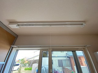 プラージュの設備|部屋干しがしやすいです。