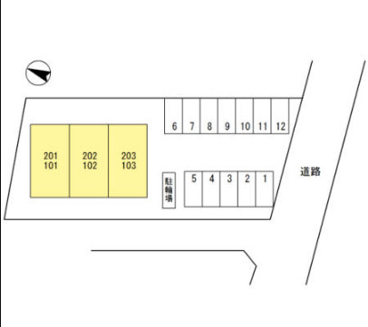 プラージュの区画図