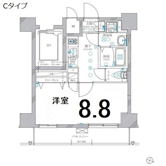【間取り】 | ディアレイシャス東別院Ⅳ