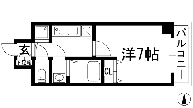 【間取り】 | エルシア池田
