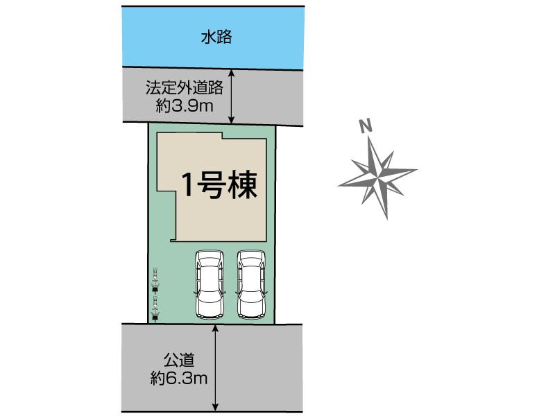 高砂市米田町米田（全1棟）新築の区画図
