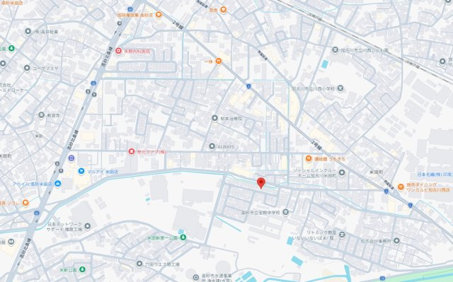高砂市米田町米田（全1棟）新築の地図