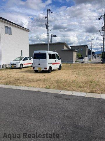 高松市下田井町の新築一戸建の前面道路含む現地写真|前面道路含む現地写真です
