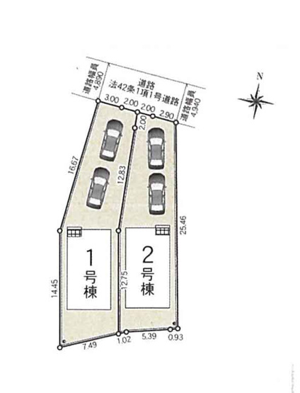 【区画図】 | 新築一戸建て「南足柄市飯沢第6」