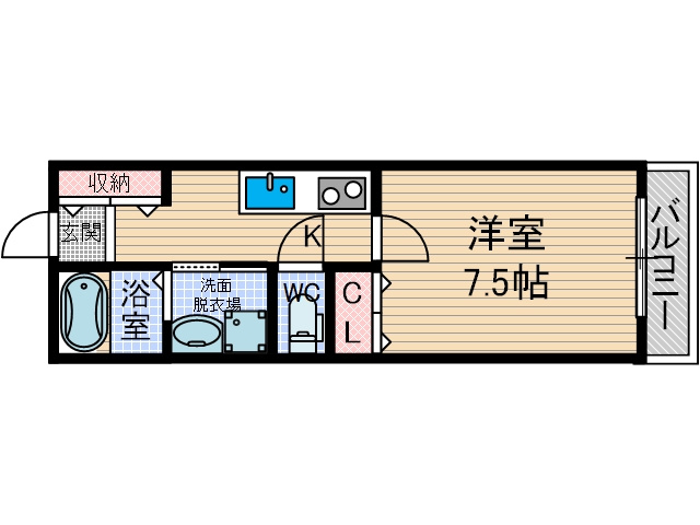 CASACALMAの間取り