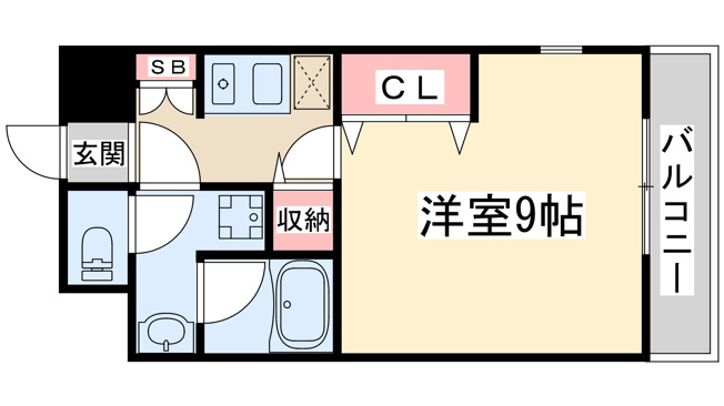 【間取り】 | アスール江坂