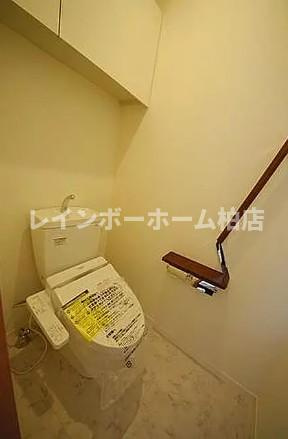 仲介手数料50％半額キャンペーン物件のトイレ|温水洗浄便座です