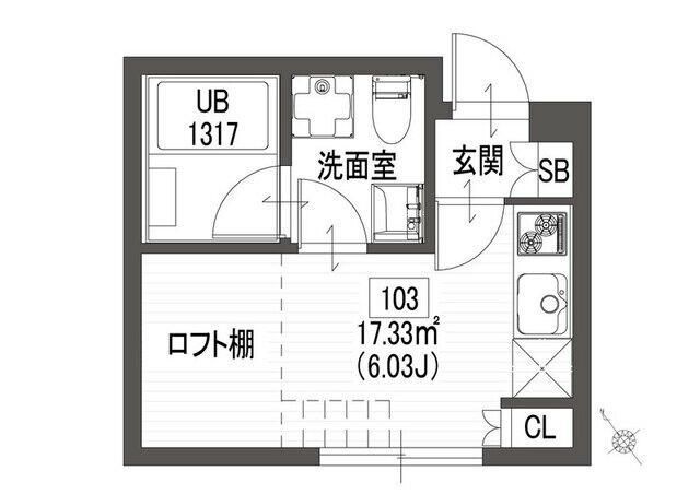クラソ仙川の丘ｍｅｗの間取り