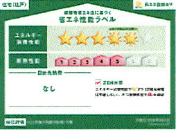 青梅市梅郷6丁目　新築戸建全5棟の省エネ性能ラベル