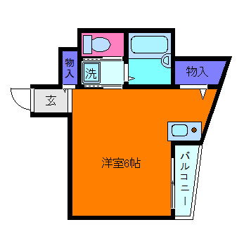 フェニックスコート御影の間取り
