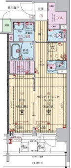 【間取り】 | ファーストフィオーレ梅田イースト