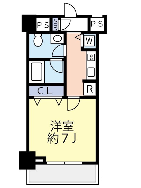 スカイコートパレス大島の間取り|間取りです。
