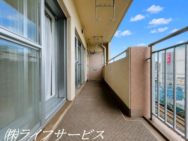 【バルコニー】 | シティコート下新庄１号棟 | 東南向きのバルコニーは陽当り良好！