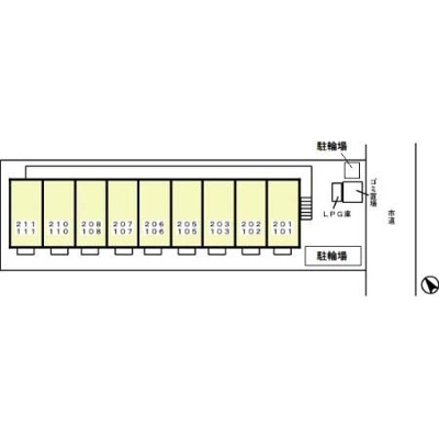 【区画図】 | サンビレッジ　Ⅱ
