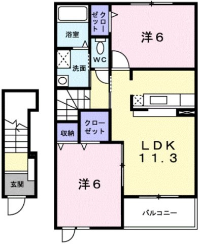 フローラの間取り