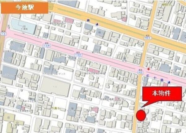プレイズシード今池の地図
