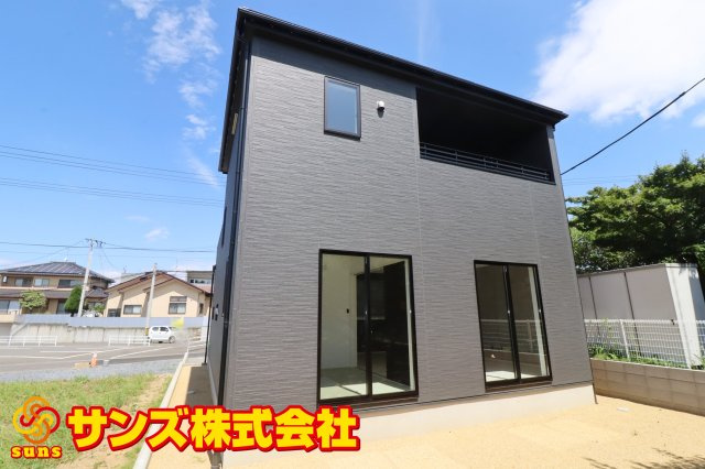 郡山市台新１丁目　　　１号棟　　　開成小学校、郡山第１中学区の外観|南西側から見た外観♪