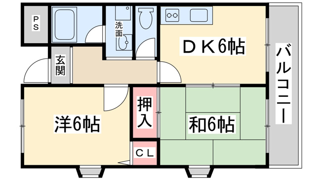【間取り】 | ホワイトハイツカドタ