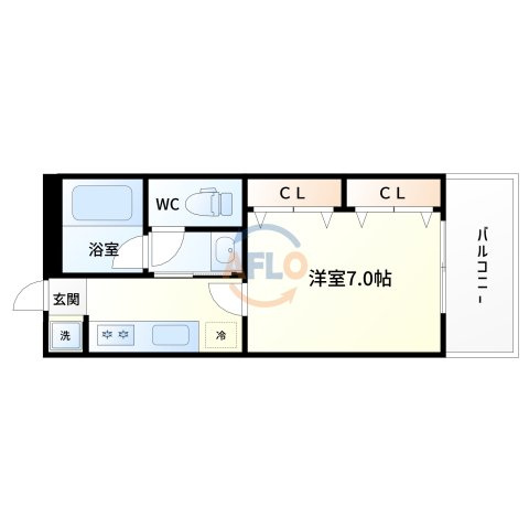 サンフラッツ新大阪別館の間取り|サンフラッツ新大阪別館　間取り