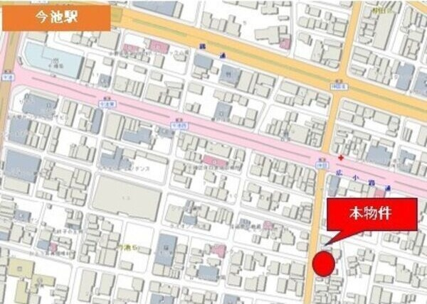 プレイズシード今池の地図