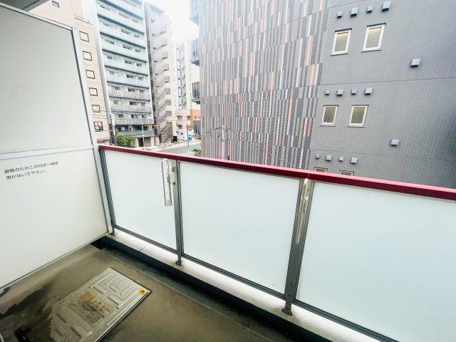 リベルテ駒込のバルコニー