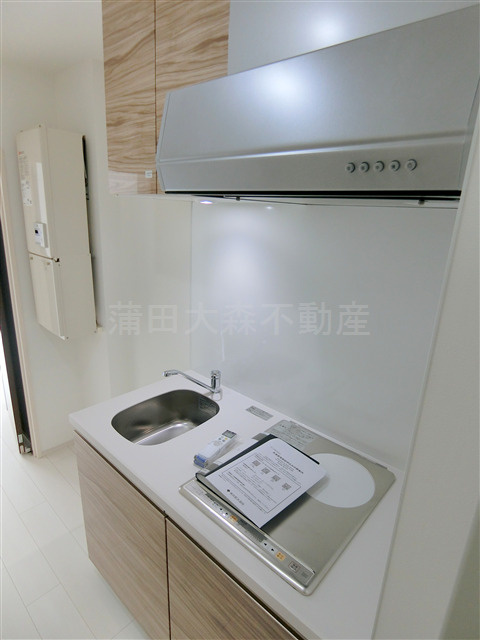 COCOCUBE大森本町のキッチン|2口IHシステムキッチン