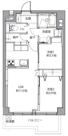 アルカディア錦糸町の間取り