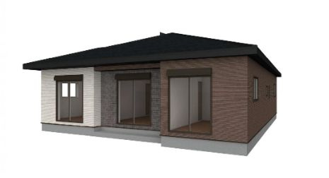 ブルーミングガーデン前橋市女屋町　２号棟（平屋）の間取り|平屋物件♪南向きの4LDKで陽当たり良好な間取りです！
土地面積267.28㎡、建物面積100.61㎡で十分な広さです！