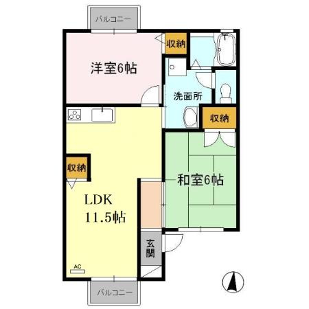 【間取り】 | グランドールミツトヨ