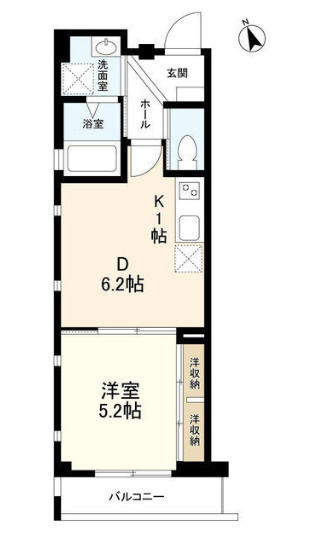 ソレアード四ツ谷の間取り