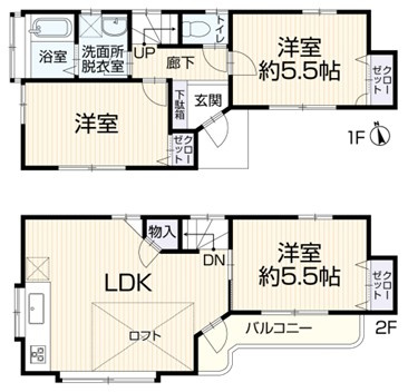 【間取り】 | 小田急線「喜多見」中古戸建