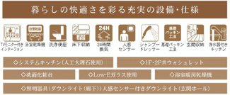 【構造・工法・仕様】 | 【仲介手数料無料！万円府中市南町4丁目　新築戸建て（全3棟）1号棟　4280万円