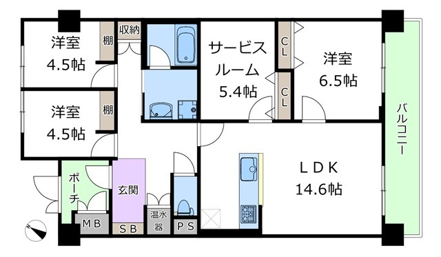 【間取り】 | 日興千里丘スカイマンションA棟 | エイブルにて取扱い可能な住宅ローンは、全部で10種類以上！お客様にピッタリの住宅ローンを当社のFPよりご案内させて頂きます。住宅ローンのご相談だけでも、お気軽にご相談下さいませ。