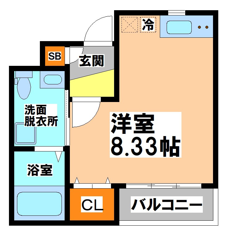 三鷹市下連雀４丁目の賃貸マンションの間取り