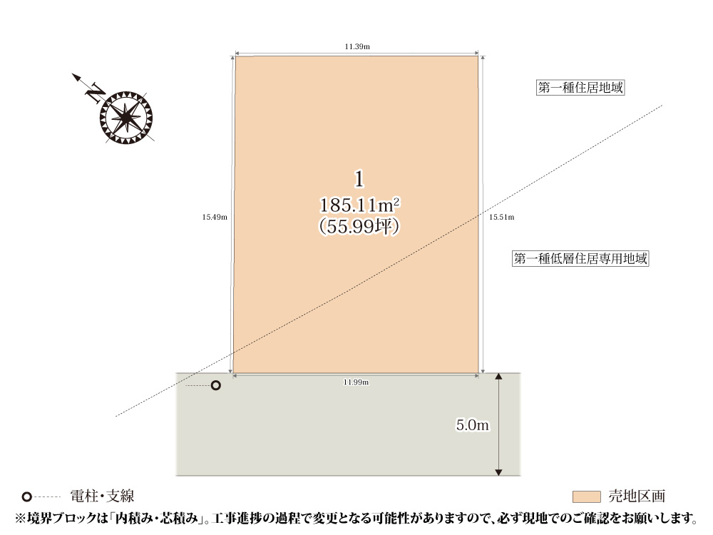 【区画図】 | 深谷駅まで徒歩10分！通勤や通学、お出かけもしやすい便利な立地です。
