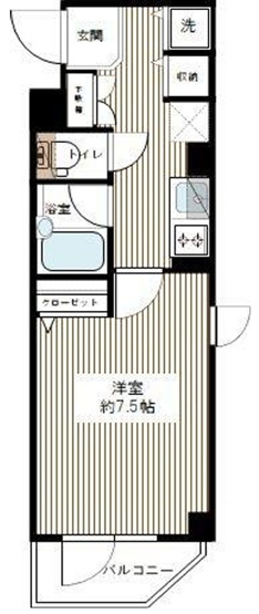 【間取り】 | ライズステージ馬込 | 明るい玄関です