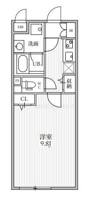 THE PALMS大島の間取り