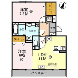【間取り】 | K’S シャトー | お部屋の間取りです