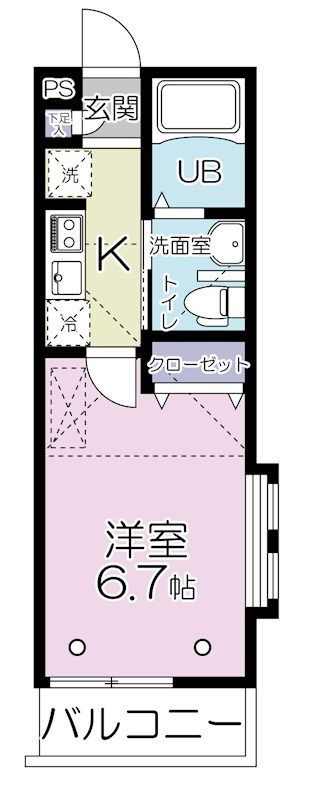 グランビル清水 の間取り|間取りです。