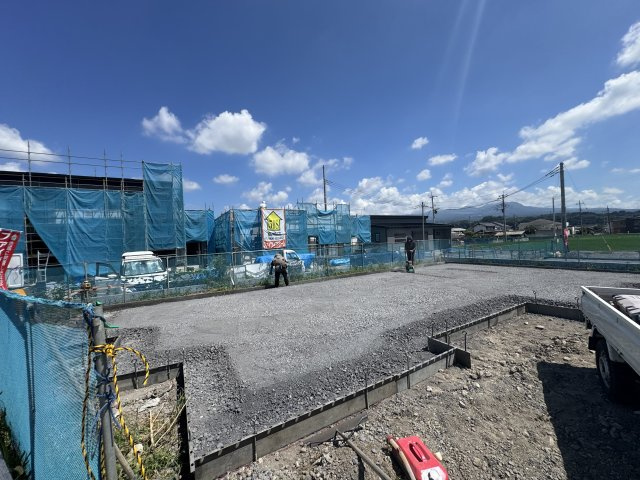 新築　渋川市半田　5号棟の外観|現地写真　2026年11月完成予定！類似物件のご内覧等、お気軽にお問合せください♪　
