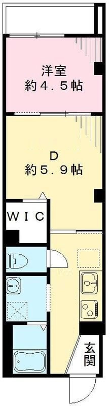 ルポリテの間取り|間取りです。