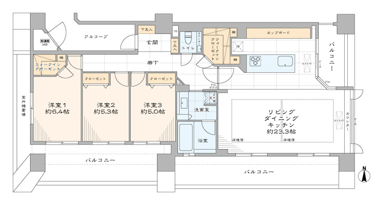 レスタージュ御池高瀬川の画像