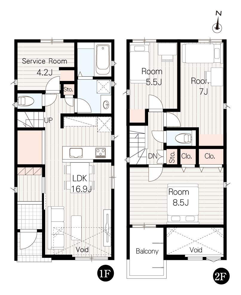 MELDIA守山区西島町015⑤｜名古屋市の戸建ならホームアップの間取り|間取図