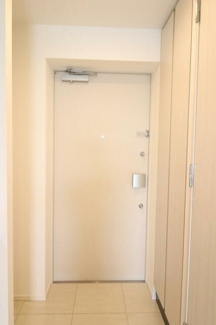 ガリシア旗の台の玄関