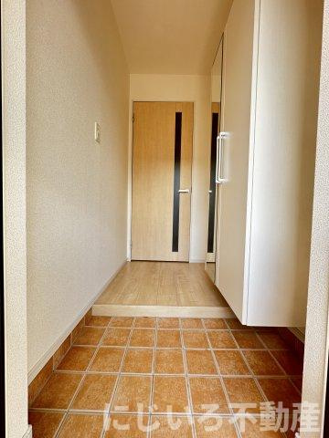 ライオンハートBの玄関