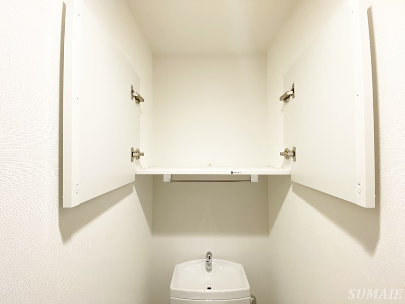 グランカーサ尾久の収納|トイレ上収納です☆