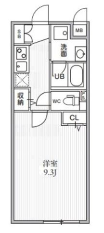 THE PALMS大島の間取り