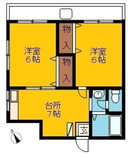 ヴィラ貝坂の間取り