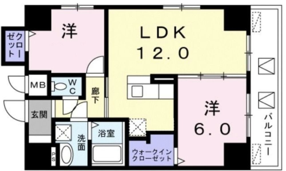 レジデンス桜樺の間取り